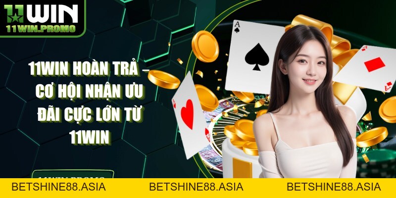 11WIN Hoàn Trả – Cơ Hội Nhận Ưu Đãi Cực Lớn Từ 11WIN - Betshine88