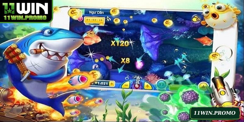 Bắn Cá Xèng 11WIN Và Bí Kíp Săn Sinh Vật Biển Tiền Lớn - Betshine88