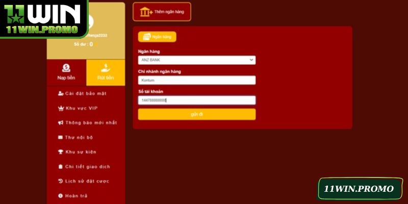 Rút Tiền 11WIN Được Xử Lý Nhanh, An Toàn Và Minh Bạch - Betshine88